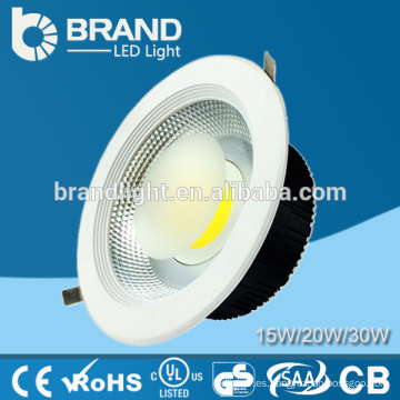 Ip44 30W Dimmable Empotrable empotrado LED Downlight techo, COB LED Downlight 30w